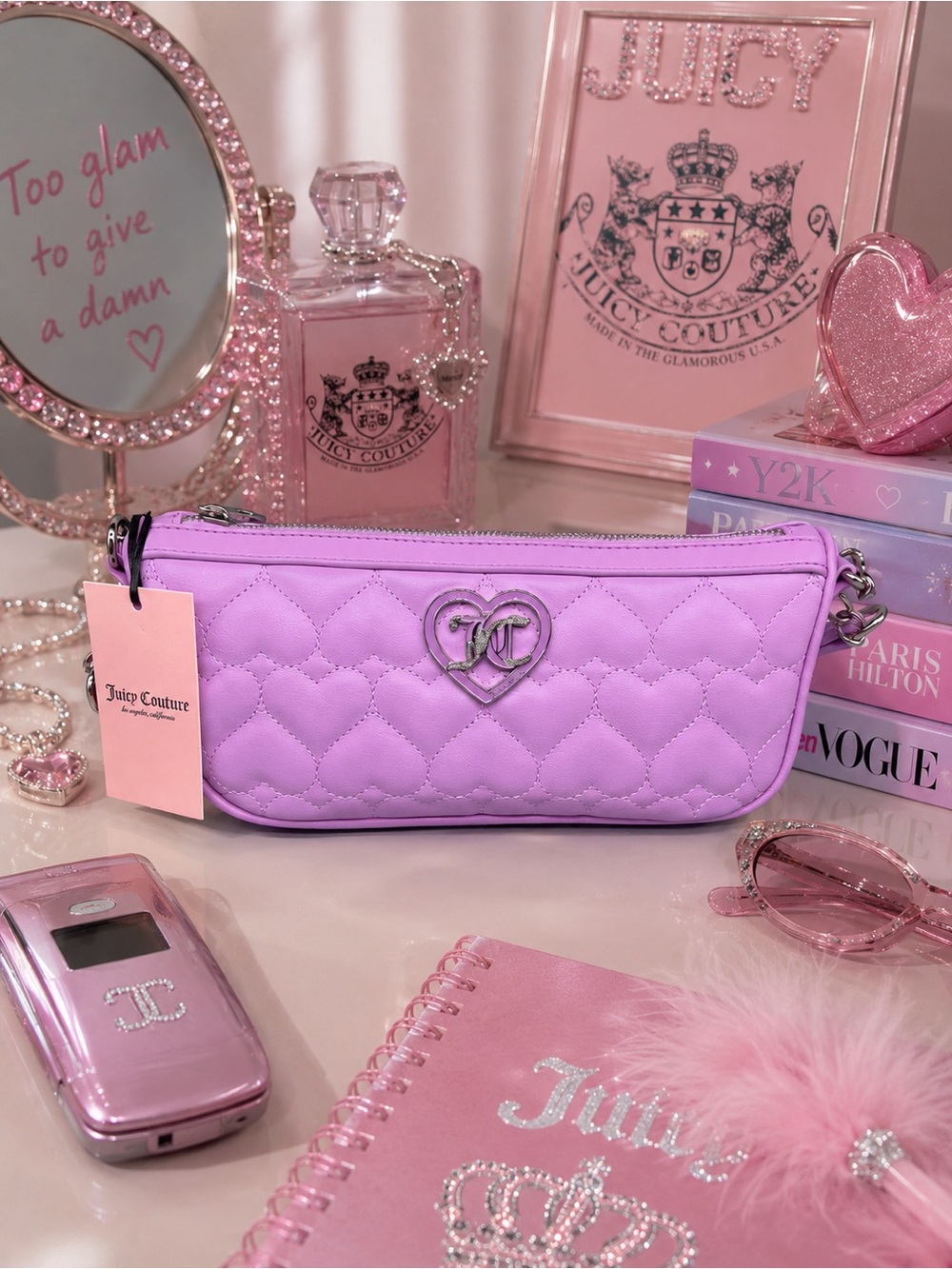 Juicy couture flawless shoulder bag purse
